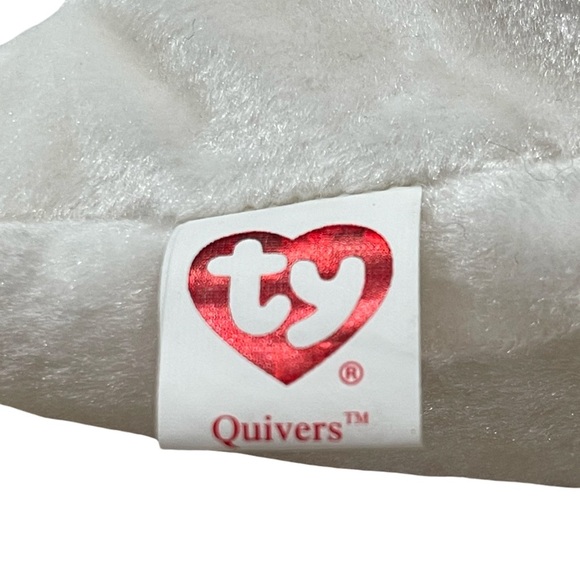 Ty Beanie Baby Quivers Ghost Beanbag Plush 11th Gen Tag 2003 PE 40018 - Picture 5 of 6